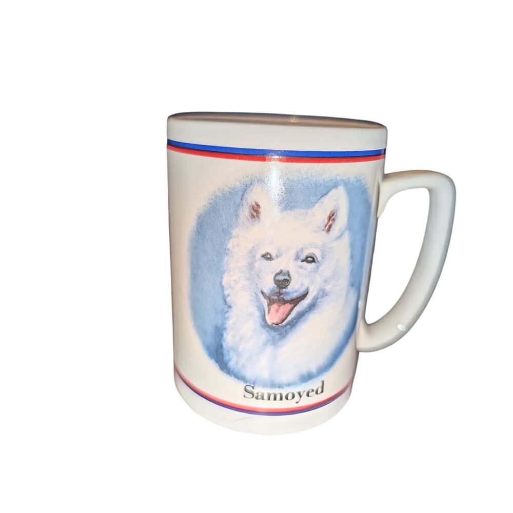 Samoyed Mug Portraits by R Maystead Papel Freelance
